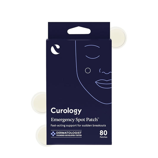 Curology Emergency Spot Pimple Patches for Face, Hydrocolloid Pimple Patches Fast-Acting, 80 Count