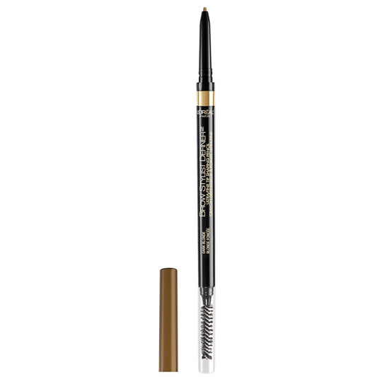L'Oreal Paris Makeup Brow Stylist Definer Waterproof Eyebrow Pencil, Ultra-Fine Mechanical Pencil, Draws Tiny Brow Hairs and Fills in Sparse Areas and Gaps, Dark Blonde, 0.003 Ounce (Pack of 1)
