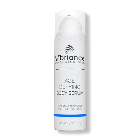 Vibriance Age Defying Body Serum, 4.5 fl oz - Anti Aging and Ultra Hydrating - Infused with Hyaluronic Acid - Fast-Absorbing Crepey Skin Corrector for Wrinkles, Dryness