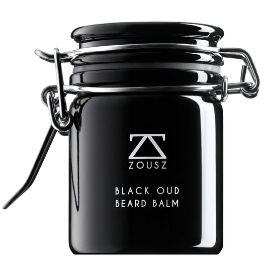 Black Oud Beard Balm for Men Gift Box - Premium Balm/Conditioner/Softener | The Ultimate Beard Care Kit Gift Set for Men, 50mL