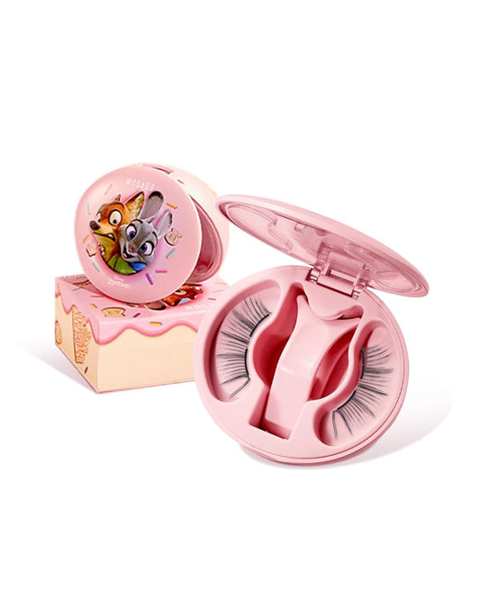 WOSADO×Disney Soft Magnetic Eyelashes Kit with Applicator, Nick Reusable Glue-free Wispy Magnetic Lashes, Cruelty-free False Lashes, Waterproof, Lightweight, Suit for Heavy Makeup