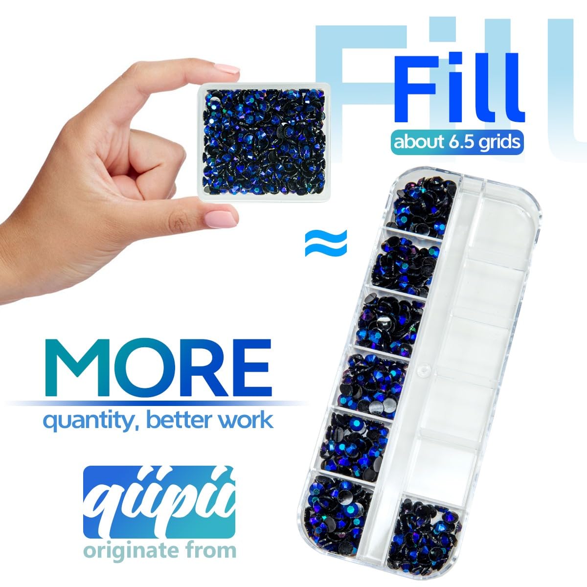 Sapphire Blue AB Resin Rhinestones for Crafting 3mm 4mm 5mm Dark Blue AB Flatback Jelly Stones Bulk SS10 SS16 SS20 Diamonds Gems for Nails Face Eyes Makeup Tumblers Bottles DIY Crafts Clothes