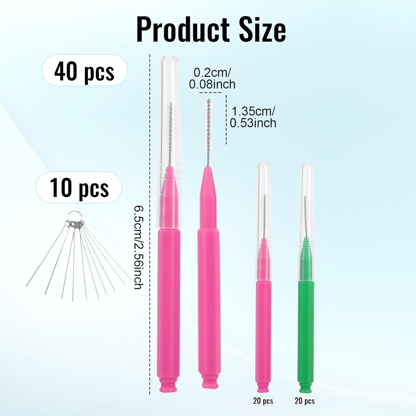 50pcs Shower Head Cleaning Brush, Denser Spiral Bristles Shower Head Cleaner Picks, Tiny Crevice Cleaning Brush for Small Holes, Nozzle Unclogger Pipe Cleaners Household Clean Tools Anti-Clogging