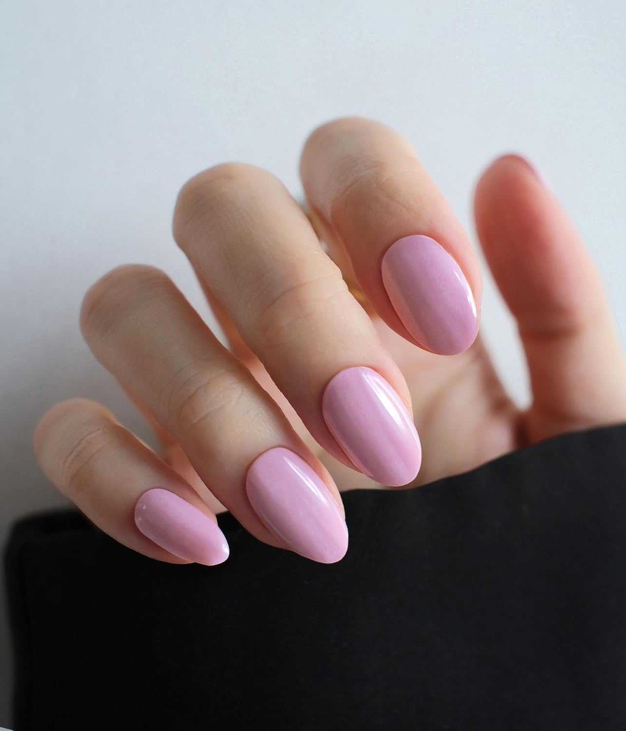 Nail Polish Strips - 22 Pcs Salon Quality Gel Nail Stickers - Long Lasting Wraps (Rose Pale Pink)