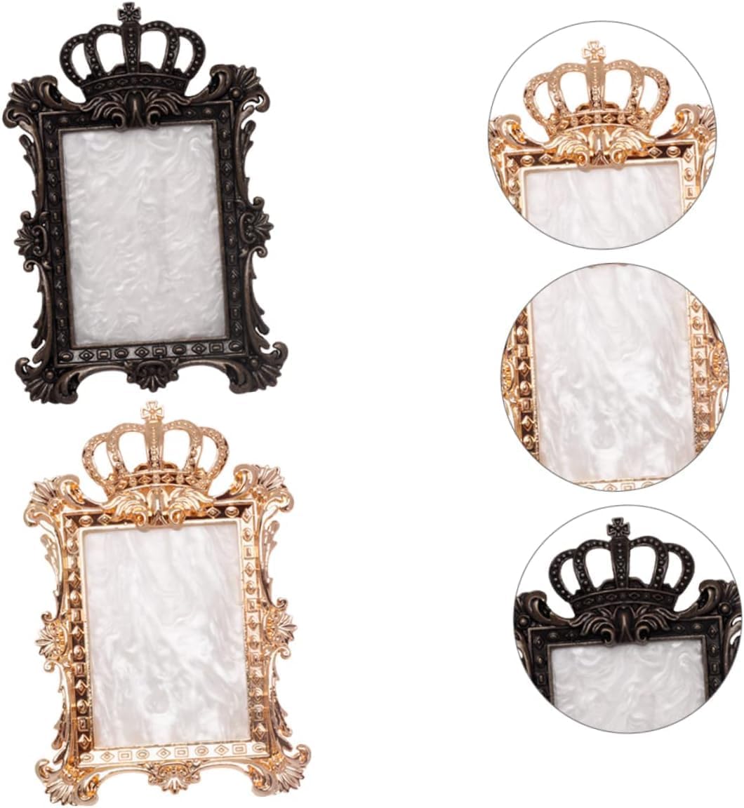 2 Pcs Nail Art Palette, Nail Art Painting Mixed Color Palettes Crown Nail Holder Retro Nail Art Display Board, Nail Art Display Tools Photography Props