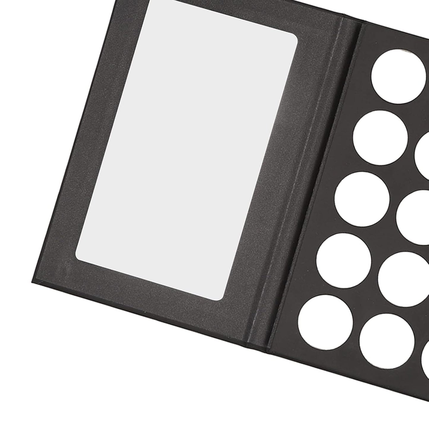 DIY Empty Eyeshadow Palette, Empty Makeup Palette, Black 15 Compartment Empty Makeup Palette for Blush Bronzer Powder