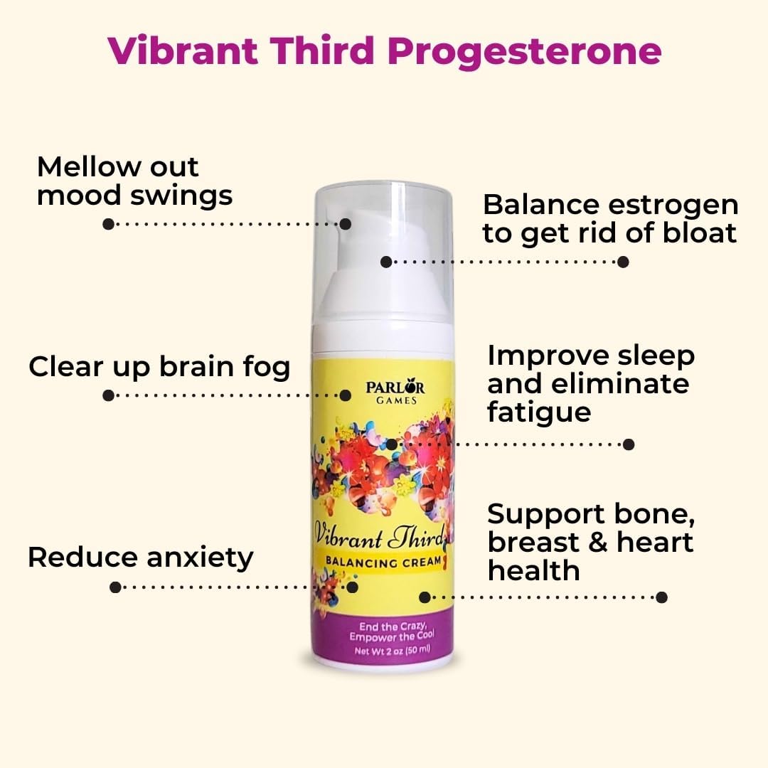 Happy Hormone Bundle: Silky Peach Estriol Cream, Vibrant Third Progesterone Cream & ReBounce DHEA Cream for Complete Menopause Relief