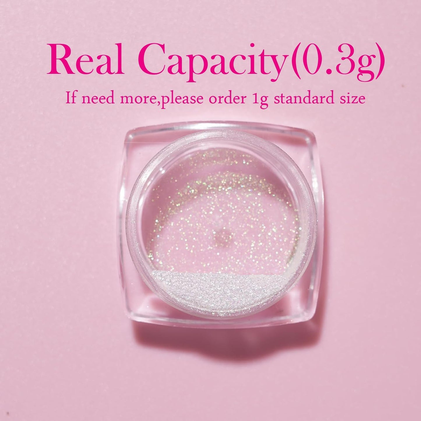 Pretty Diva 0.3g Mermaid Unicorn Chrome Nail Powder, Aurora Iridescent Chrome Powders for Nails, Mermaid Powder for Nails Chrome Mica Powder Manicure Pigment