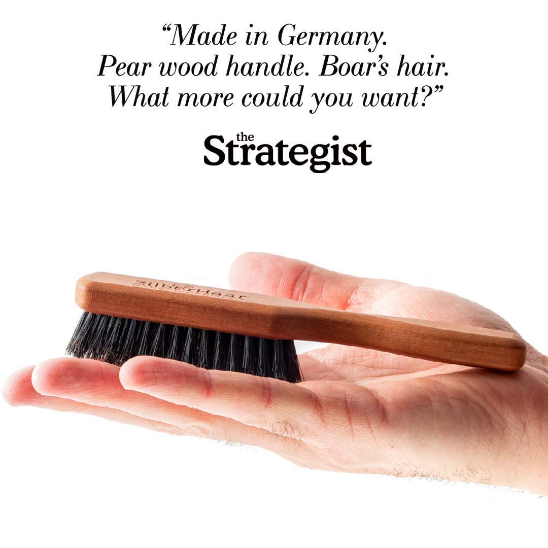 ZilberHaar Beard Grooming Pro Bundle - Regular Brush + 2oz Beard Oil + Sandalwood Beard Comb