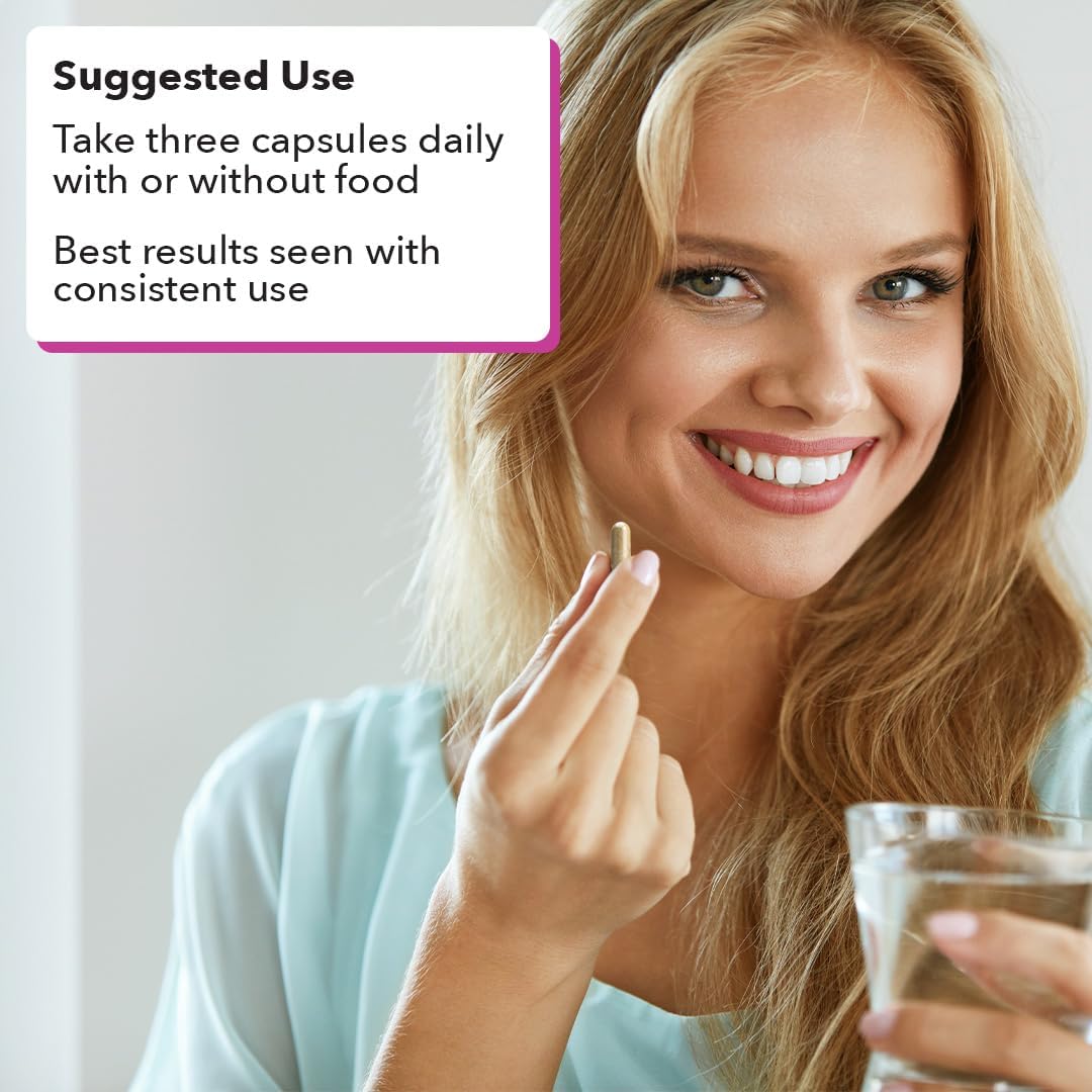 LifeSeasons Beau-T - Hair, Nail & Skincare Supplement - Promotes Healthy Hair and Nail Growth - Support Clear Skin & Fights Acne - Nail Strengthener - Contains Biotin Collagen Turmeric - 90 Capsules