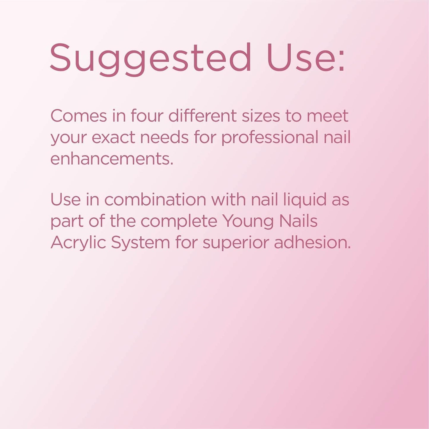 Young Nails Acrylic Core Powder - Self-Leveling Acrylic Nail Powder, Clear Nude Pink White Acrylic Powder for Nail Extenstion, Professional Grade, Superior Adhesion, Color - Clear, 660g