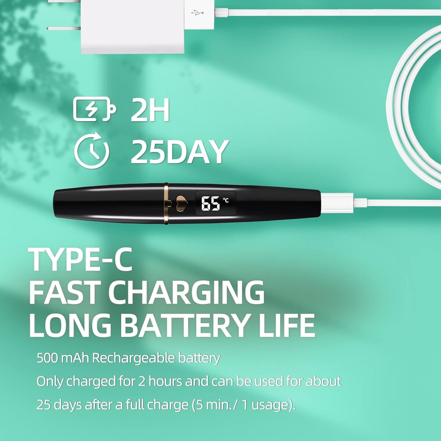 ZAPAL Heated Eyeash Curler, S600 Rechargeable Heated lash Curler, Intelligent Power Off Electric Eyelash Curler Heated Quickly 24 Hs Lasting Natural Makeup for Woman (Jet Black/Gold, X8-132mm)