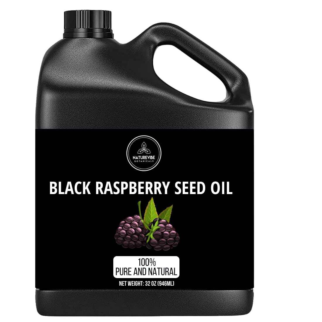 Naturevibe Botanicals Black Raspberry Oil 32 Ounces | 100% Pure and Natural | Great for Skin Care and Hair Care