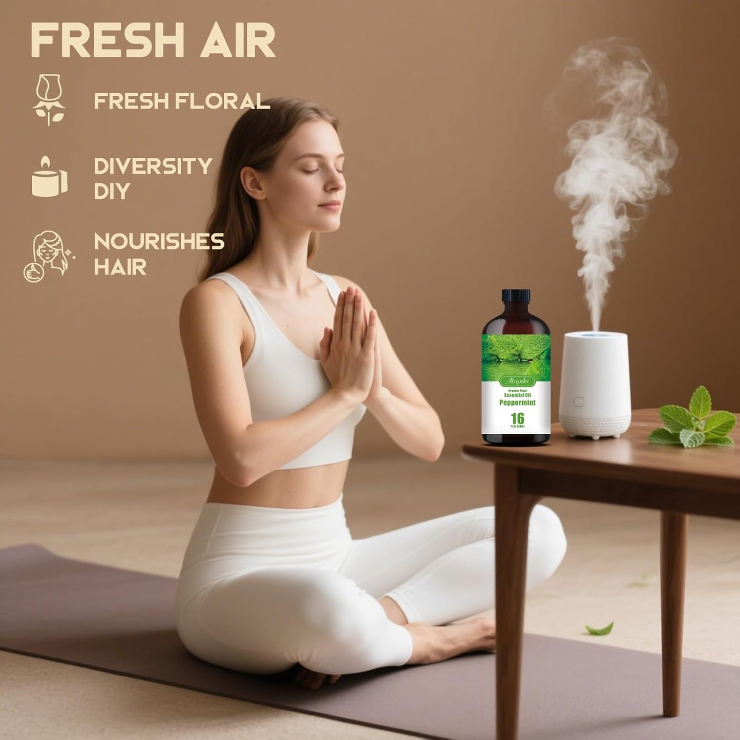 Peppermint Essential Oil-Peppermint Fragrance Oil 16.33oz (490ml)-100% Pure Natural Scent for Diffusers, Candles, Soap Making & Aromatherapy-Relaxing Home & Gift Essential Oil for Bath, Massage