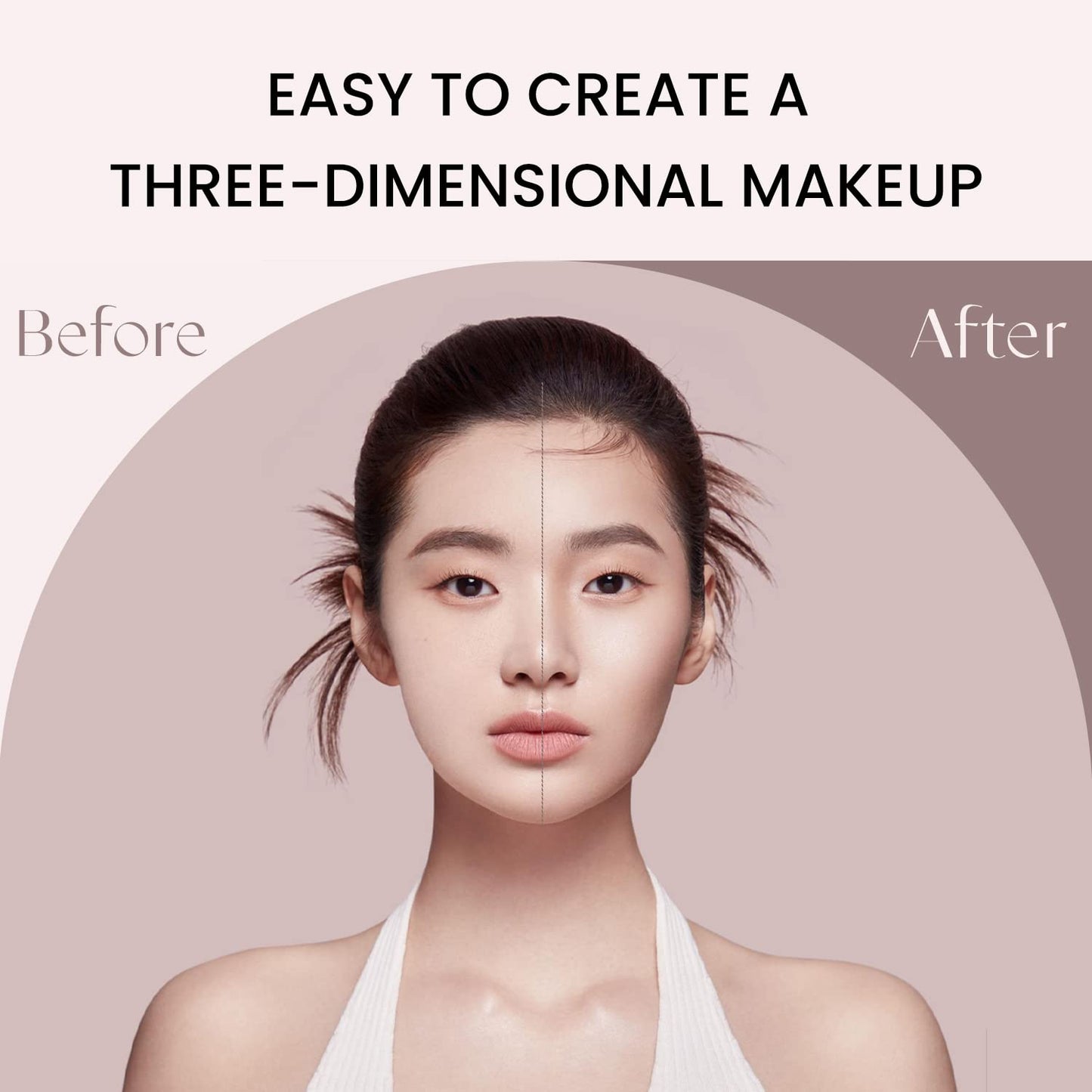 Moon Glow Contour & Glow Palette, Lightweight Cream Contour and Highlighting Makeup Kit, Blendable & Buildable Color, Travel Friendly, Vegan, Cruelty Free, Step-by-Step Instructions Included