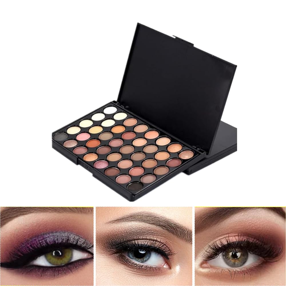 Eyeshadow Palette 40 Color Makeup Palettes Matte Eyeshadow Waterproof Makeup Mixer Palette Make-up For Women Beauty… (Type B)