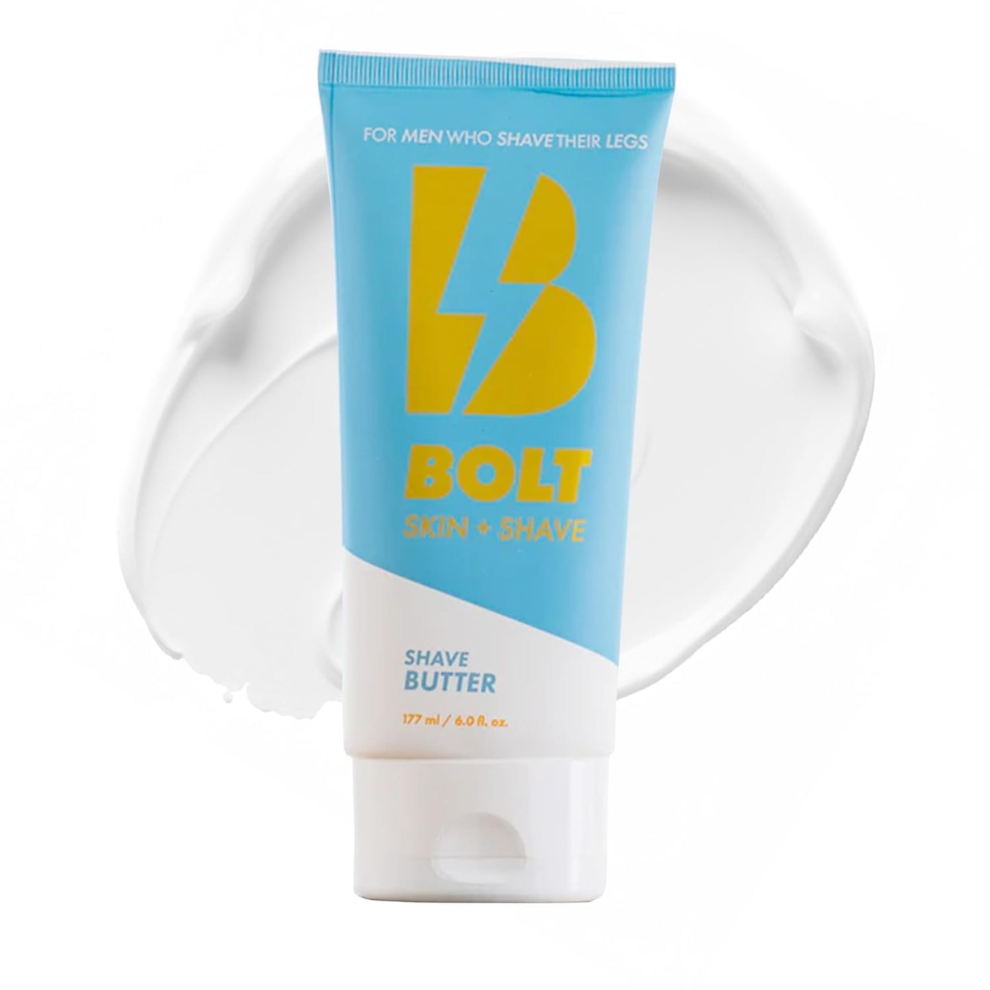 Shave Butter for Men - Ultimate Comfort for Smooth, Gliding Shaves - Reduces Nicks, Cuts and Irritation for a Luxurious Leg Shave with Cooling Aloe Vera and Menthol - 6 Fl Oz