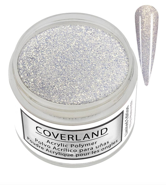 Tones Coverland Acrylic Nail Powder "Ice to See You" - Limited Edition Acrylic Powder for Nail Design, Sculpting, and Masking Nail Bed Imperfections - Professional Acrylic Nail Supplies - (1.5 Oz)