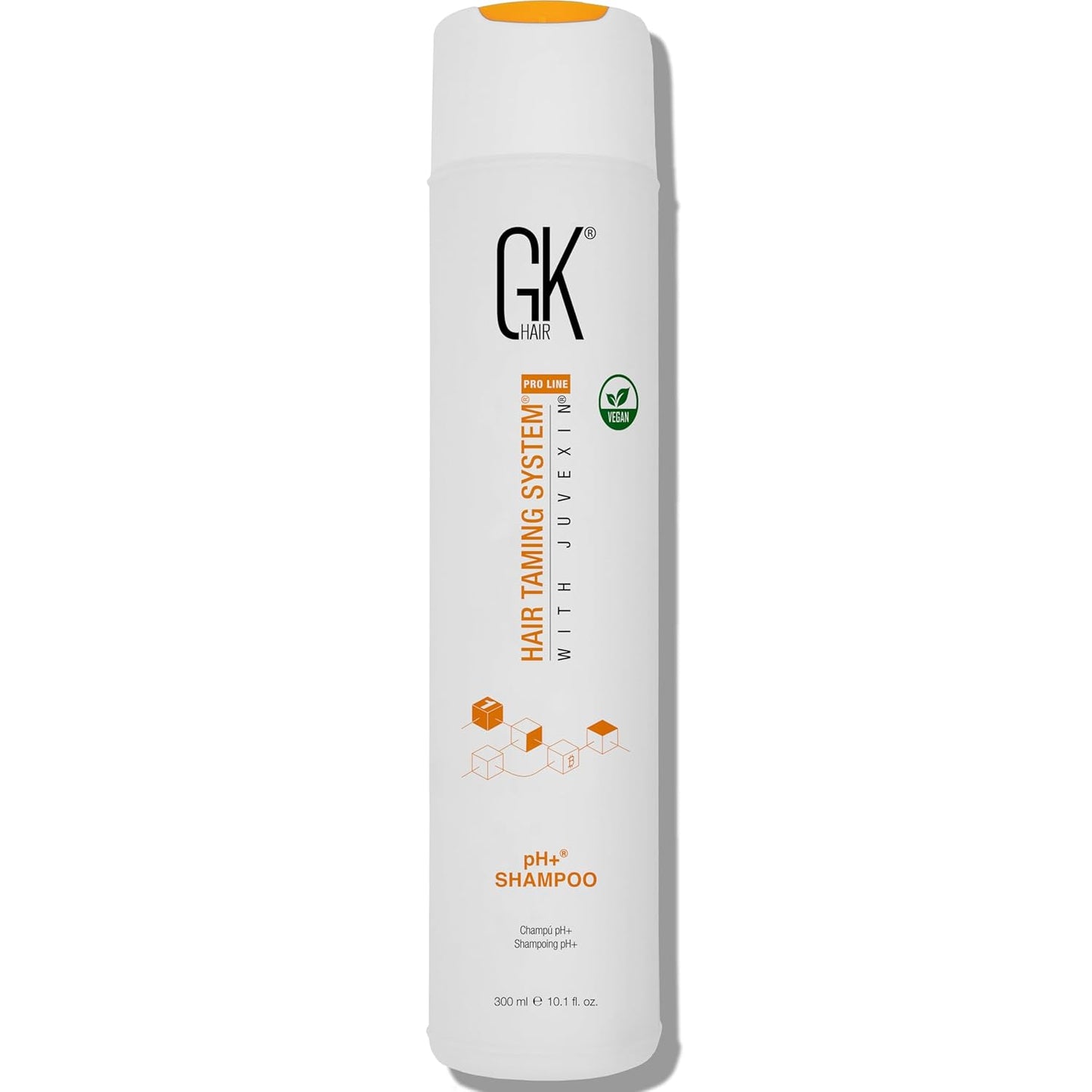 GK HAIR pH+ Pre-Treatment Clarifying Shampoo For Preps Hair Deep Cleansing Removes Impurities -With Aloe Vera Vitamins & Natural Oils All Hair Types Men and Women (Ph Shampoo 10.1 Fl Oz)