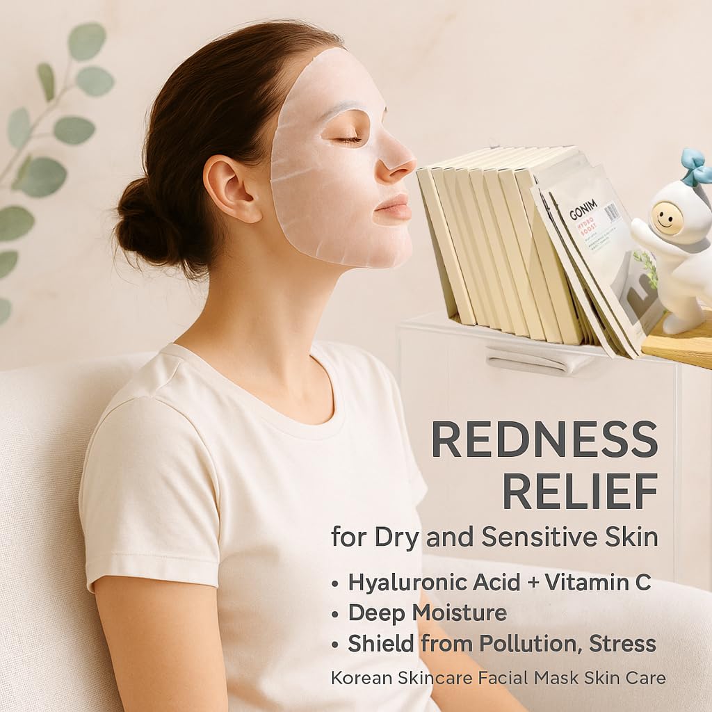Face Mask Korean Skin Care with Hyaluronic Acid & Collagen Activation- Face Masks Skincare Hydration, Anti Aging & Moisturizing Sheet Mask for All Skin Korean Face Mask 30ml x 5 Sheets