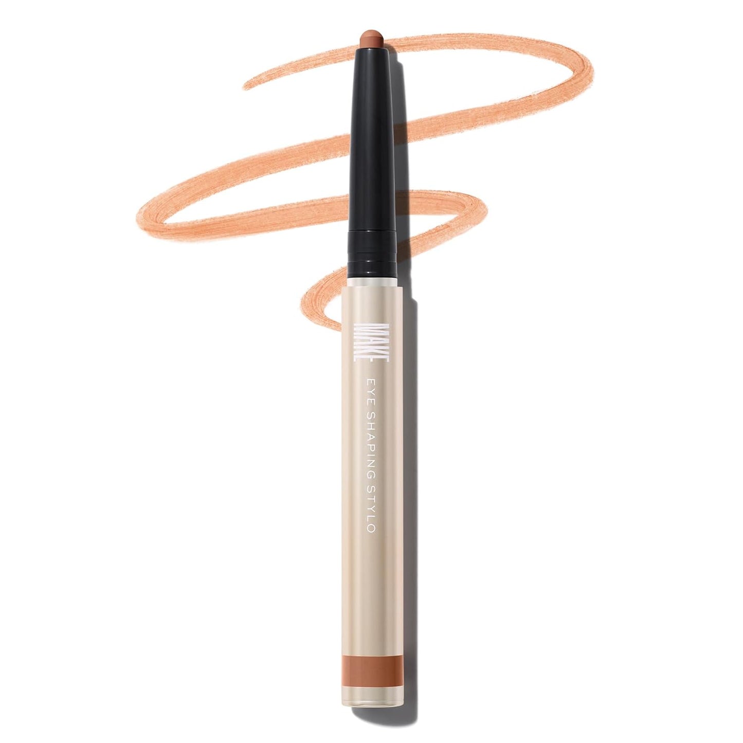 MAKE Beauty Eye Shaping Stylo - Cream Eyeshadow Stick. 4-in-1 Shape, Define, Contour, and Shade Eye Shadow for Versatile Makeup Looks. Long-Lasting Creamy Formula. Shade - Cultivate
