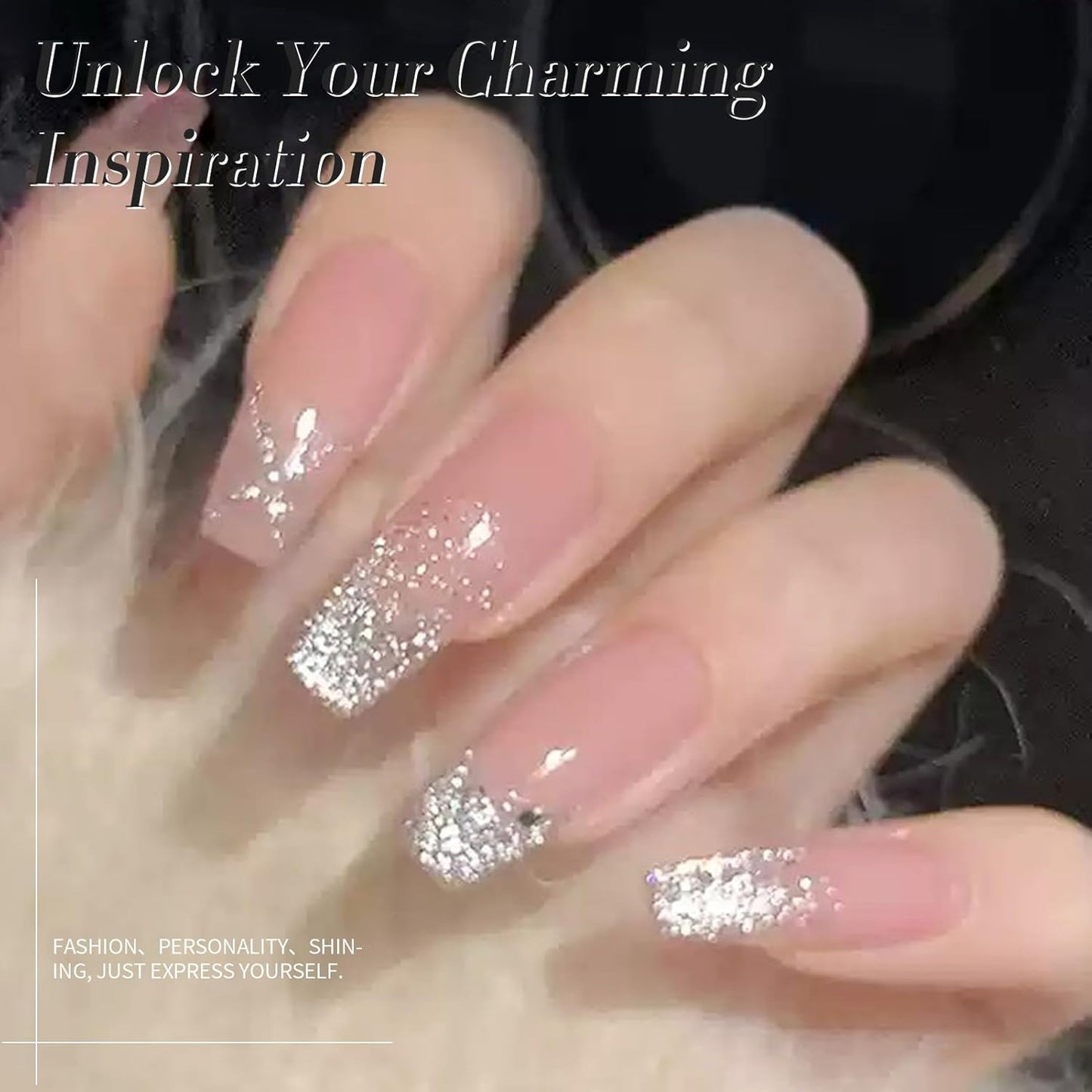 Born Pretty Cat Magnetic Eye Gel Nail Polish, Silver Platinum Cat Magnetic Gel, Sparkle Glitter Magnetic Soak Off U v Nail Gel Diy Art Manicure Nail Salon Varnish 15ML