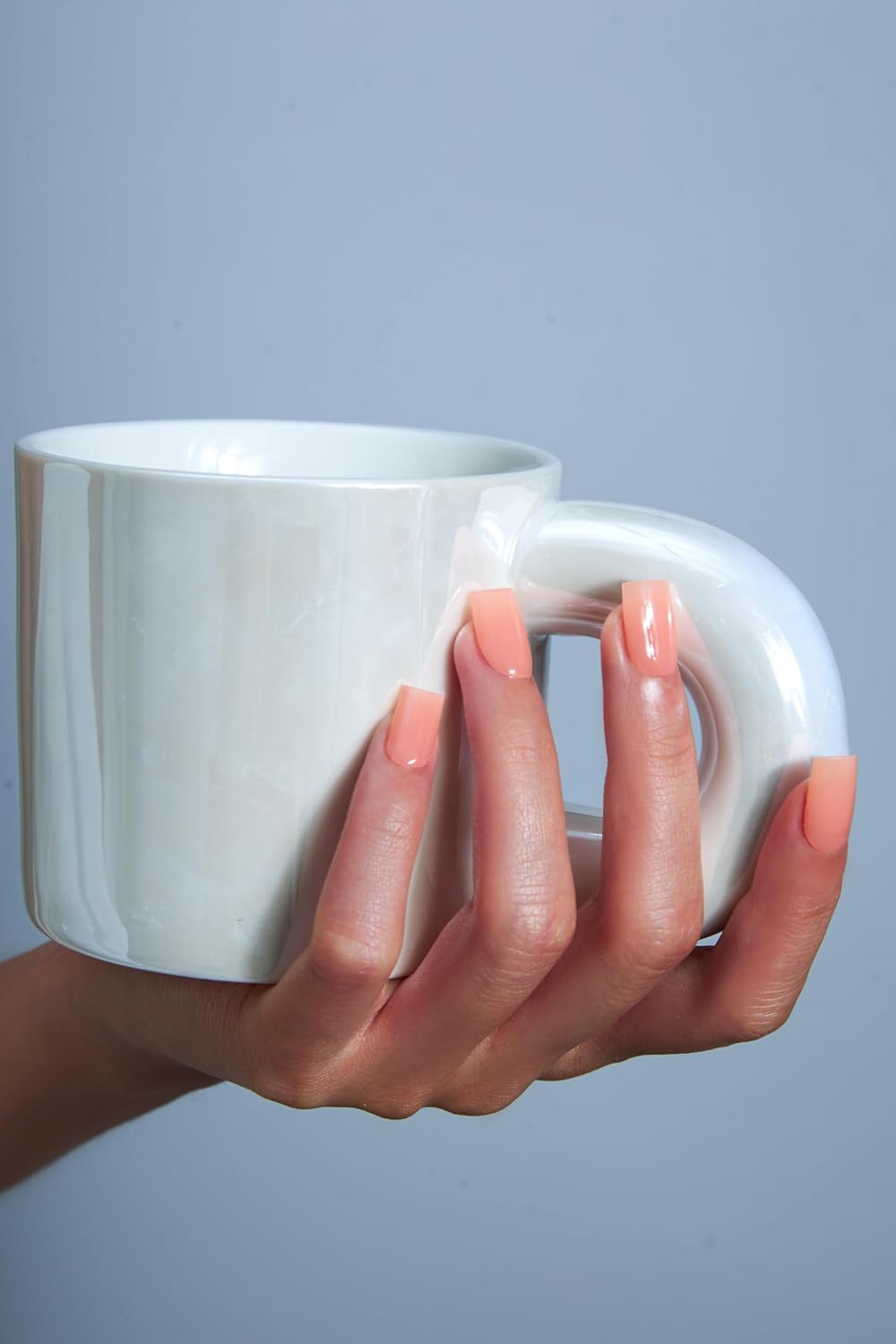 Semi Cured Gel Nail Strips, 20 PCS Gel Nail Stickers Work with UV Light, Salon Quality & Easy to Use - Light Nude