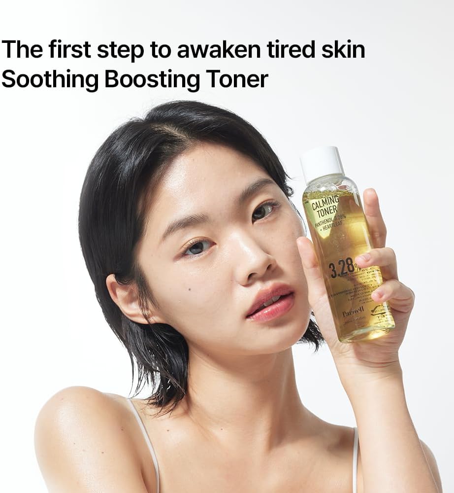 Parnell Panthenol 3.28% | 200ml / 6.76 fl.oz. | Heartleaf Calming Toner 200ml, Soothing Hydrating Toner, Korea Skin Care, Korea Beauty