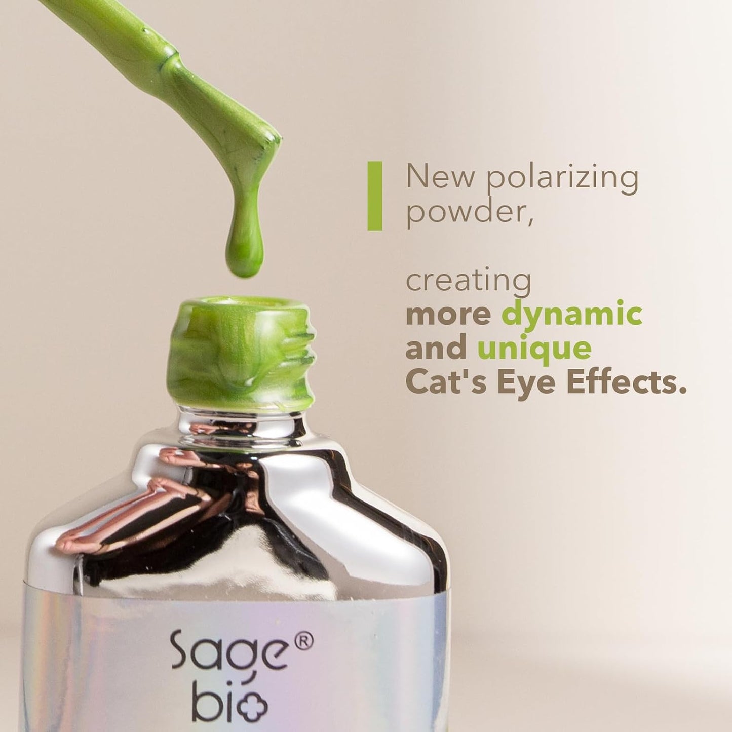 High-Density Cat Eye Gel Nail Polish with Magnet Stick, 15ml Dopamine Color Palette, Magnetic Effect Gel for DIY Manicure, Multiple Color Options - Emerald Gleam