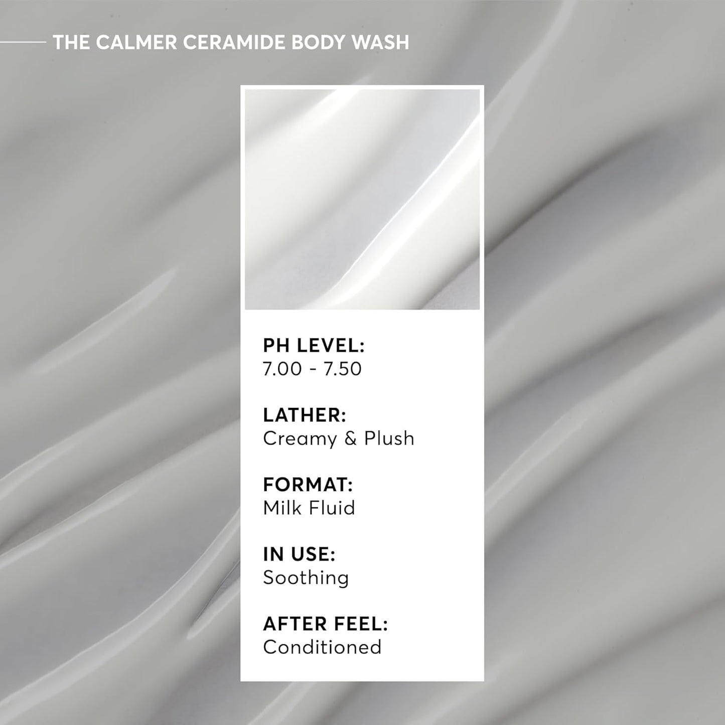 Naturium The Calmer Ceramide Body Wash, Frangrance-Free, Cleansing & Moisturizing for Dry, Sensitive Skin, Dermatologist-Tested, Paraben & Cruelty-Free, 16.9 oz