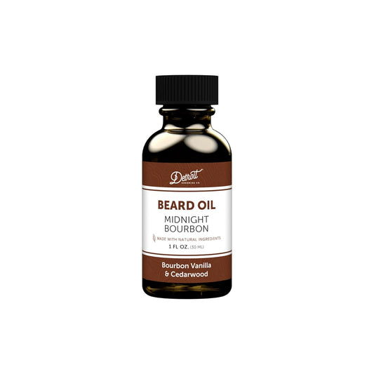 Detroit Grooming Co.| Hydrating Formula with Sweet Almond & Vitamin E • Limited Edition Midnight Bourbon Beard Oil (1 oz)