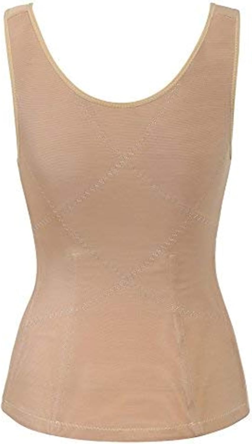 Evanhome Women's Waist Trainer Cincher Underbust Corset Vest Steel Boned Hourglass Body Shaper With Hooks S-4XL