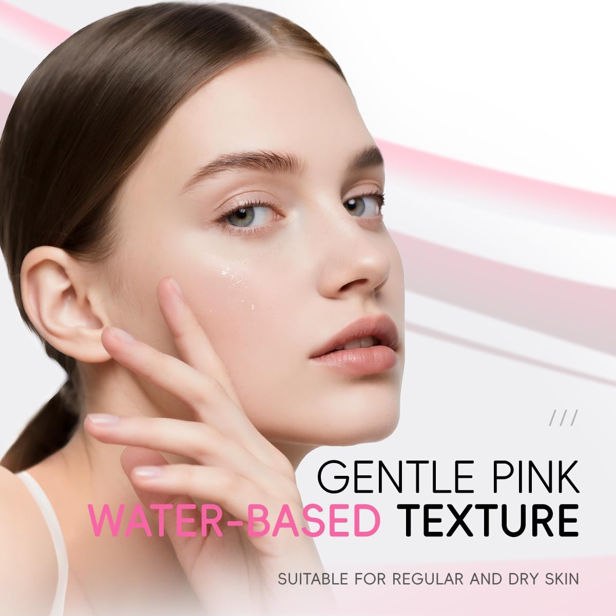 Nicotinamide Rose Essence Toner, with Rose Extract, Moisturizing, A Fresh and Delicate Feel, Alcohol-Free, Suitable for All Skin Types, 150ml/5.07 fl oz per Bottle.