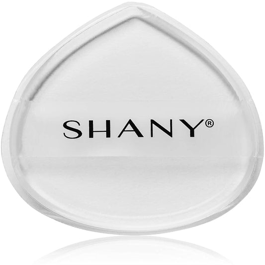 SHANY Stay Jelly Silicone Sponge - Clear & Non-Absorbent Makeup Blending Sponge for Flawless Application with Foundation - CONE