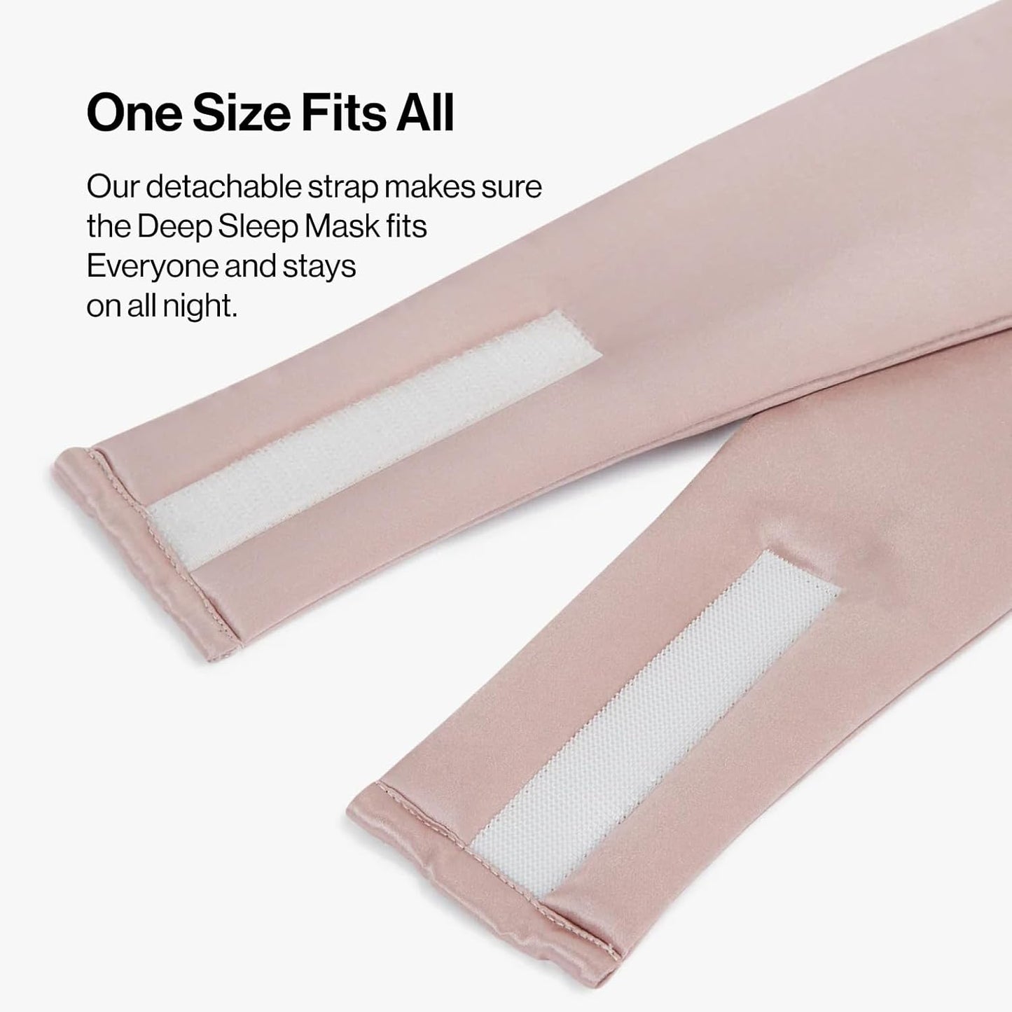 Dore & Rose Deep Sleep Mask Light Blocking, 23 Momme Mulberry Silk Eye Mask, Ultra Soft, Adjustable - Travel Sleeping Mask for Men & Women - Lotus