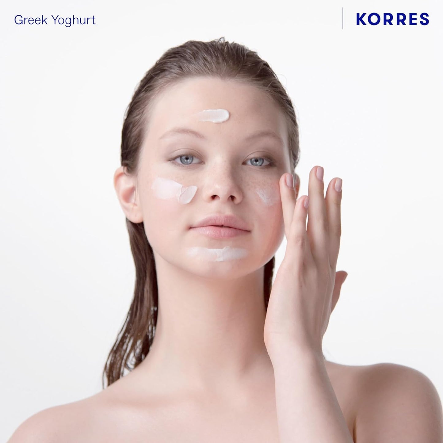 KORRES Greek Yoghurt Nourishing Probiotic Gel-Cream, Lightweight Face Moisturizer with Pre and Probiotics, Time-Released Hydration for 48 Hours, Microbiome Technology for Balanced Skin, 1.4 Fl Oz