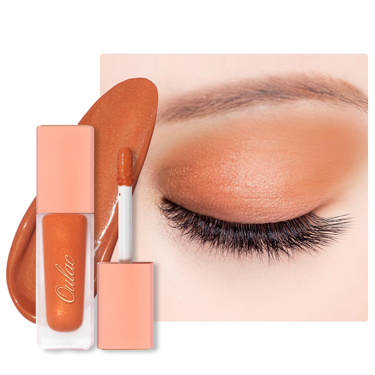 Oulac Matte Eyeshadow Liquid Eyeshadow Liquid Eyeliner| Available in 32 Colors Shimmer＆Metallic＆Matte Eyeshadows|One-Swipe Coverage Long Lasting & Blendable Eye Makeup, Vegan & Cruelty-Free SA09