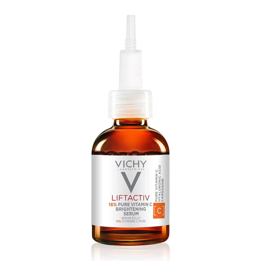 Vichy LiftActiv Vitamin C Serum For Face, Brightening Serum With 16% Pure Vitamin C + Hyaluronic Acid + Vitamin E, Improves Radiance & Firmness, Anti Aging, Protects Skin From Discoloration