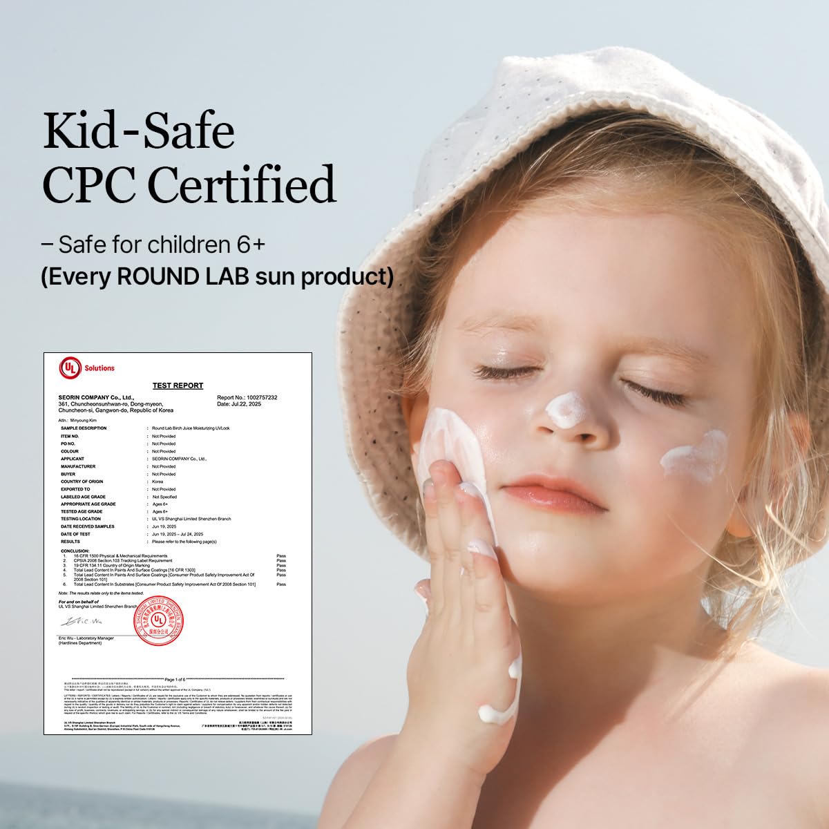 ROUND LAB Birch Juice Moisturizing UV LOCK SPF 45 | NBC No1 SPF, Glow Sunscreen for Daily Skincare, Non-toxic, UV Protection, Lightweight, Oil-Free, Organic, Korean Sunscreen (1.69 Fl Oz)