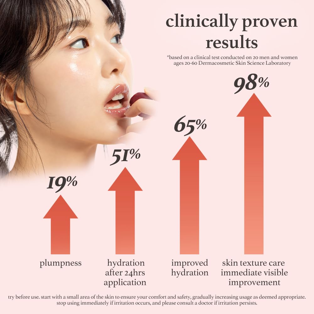 NOONI Korean Lip Oil - Appleginseng | Lip Stain, Gift, Long-Lasting, Moisturizing, Plumping, Revitalizing for Dry Lips, Waterproof, No Peel Off, Korean Lip Tint 0.12 Fl Oz