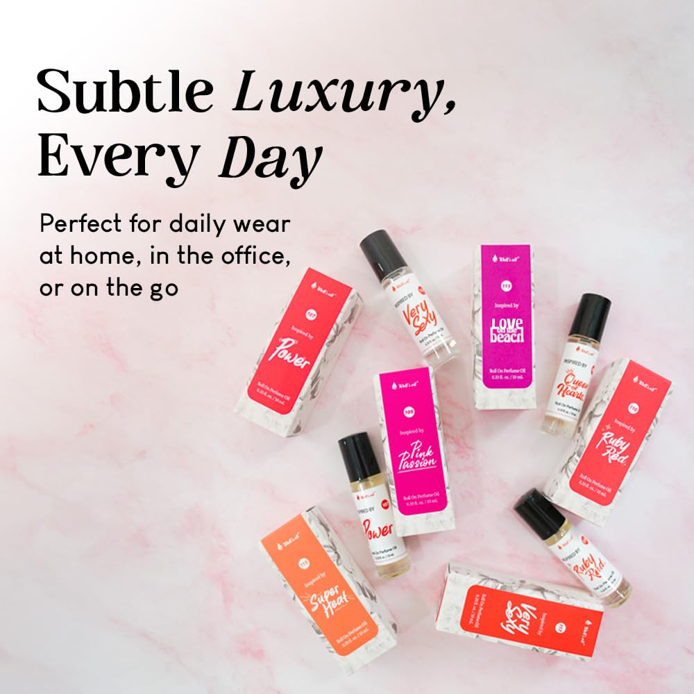 Well's Oil Perfume Oil Roll-On (Midnight Sugar) | 10 ml / 0.33 fl Oz | Clean, Rich, Pure Scent, Alcohol-Free, Oil Based, Long Lasting, Concentrated Roll-on Perfumes for Women and Men