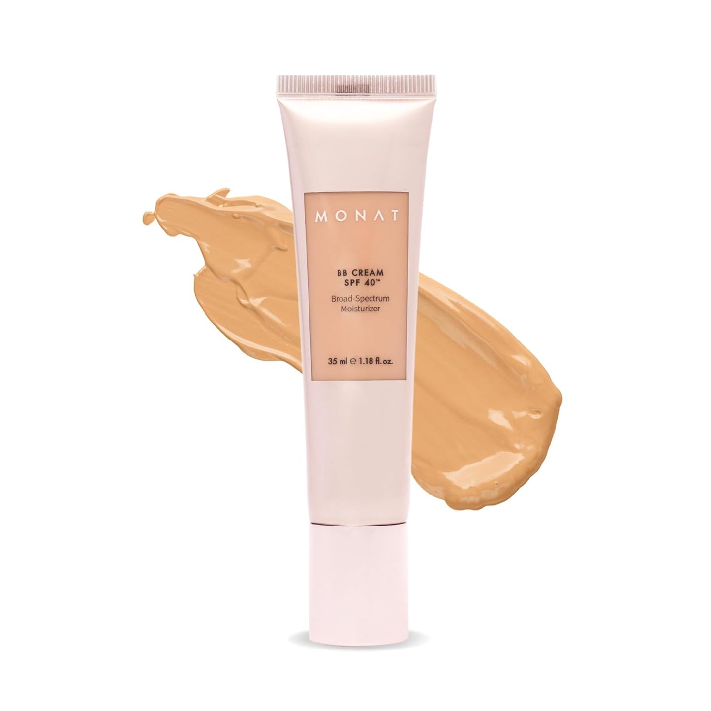 Monat BB Cream SPF 40 - Sand Broad-Spectrum Moisturizer, Lightweight Tinted Coverage, Fragrance-Free, 35ml/1.18 fl. oz.