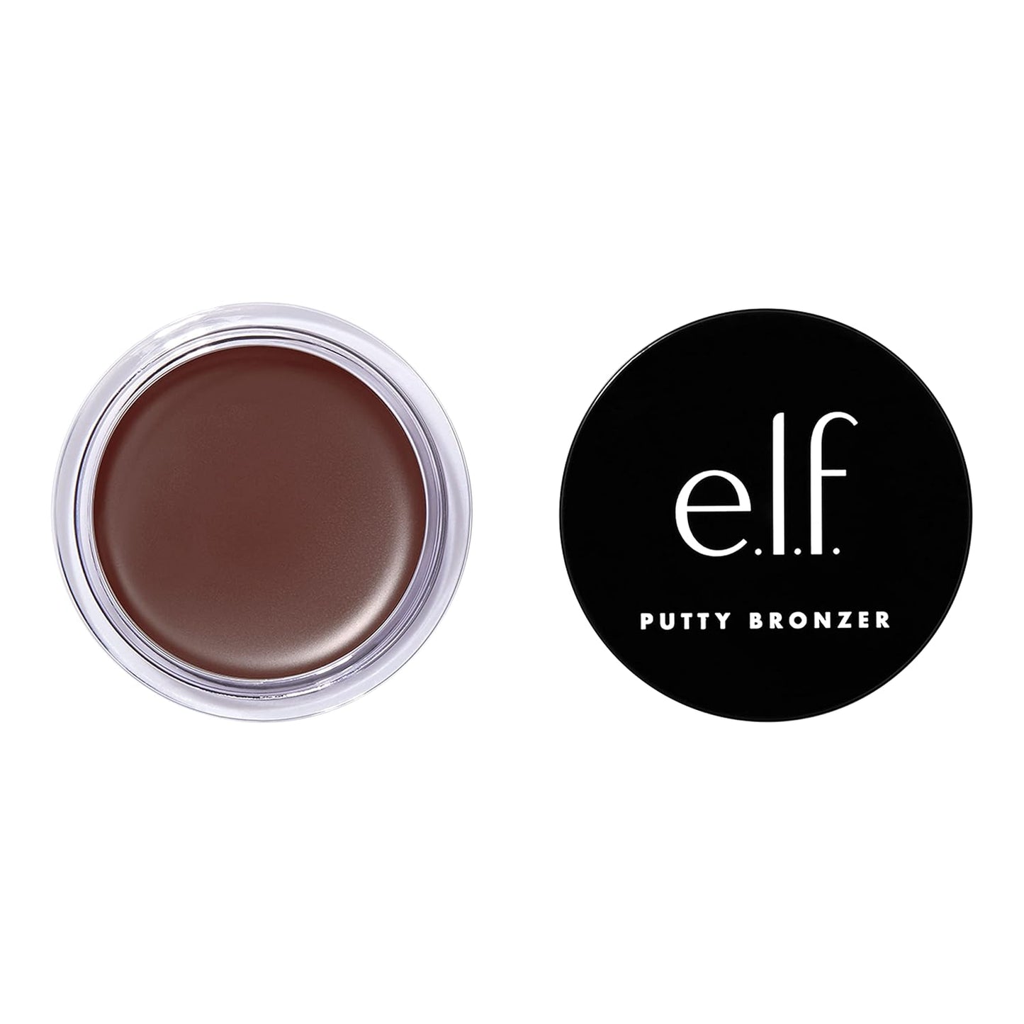 e.l.f. Putty Bronzer, Creamy & Highly Pigmented Formula, Creates a Long-Lasting Bronzed Glow, Infused with Argan Oil & Vitamin E, Cabana Cutie, 0.35 Oz (10g)