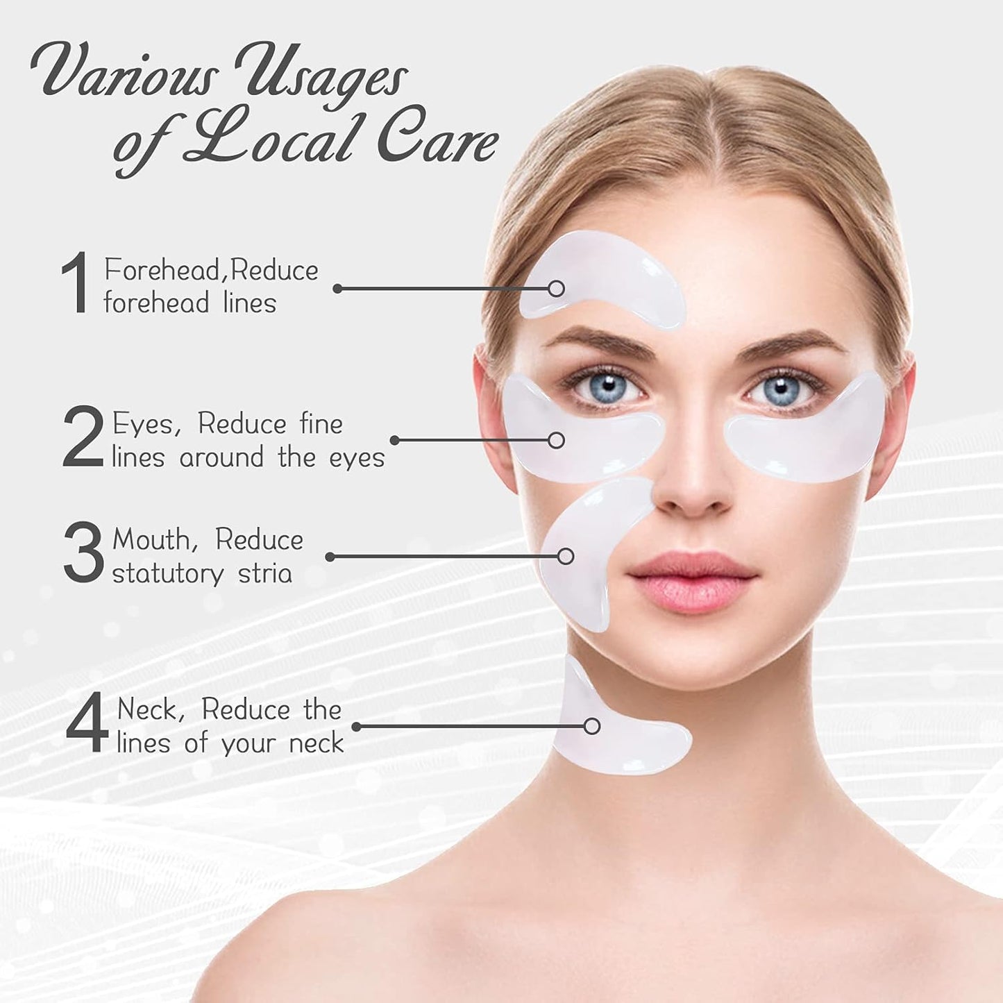 Permotary 30 Pairs Gel Collagen Eye Pads,Crystal Collagen Under Eye Mask for Moisturizing,Reducing Fine Lines&Dark Circles& Puffy Eyes Under Eye Patch for Women Men, White