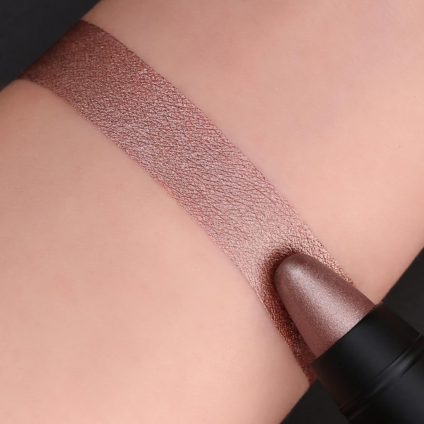 FOCALLURE Ultra Chic Metallic Lipstick,Rich Vitamin E Lip Crayon,Lightweight Shinning Color without Drying or Fading,Long Lasting Lips Makeup,#27 Champagne