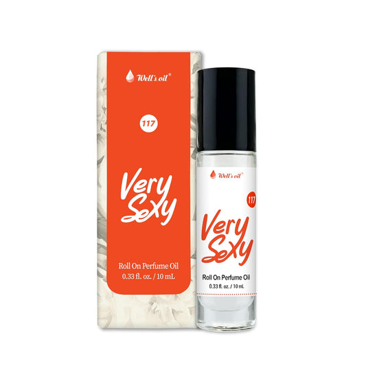 Well's Oil Roll-On Perfume Oil (Very Sexy) | Sweet & Woodsy Notes | Long-Lasting | Paraben-Free | 0.33 Fl Oz / 10 ml