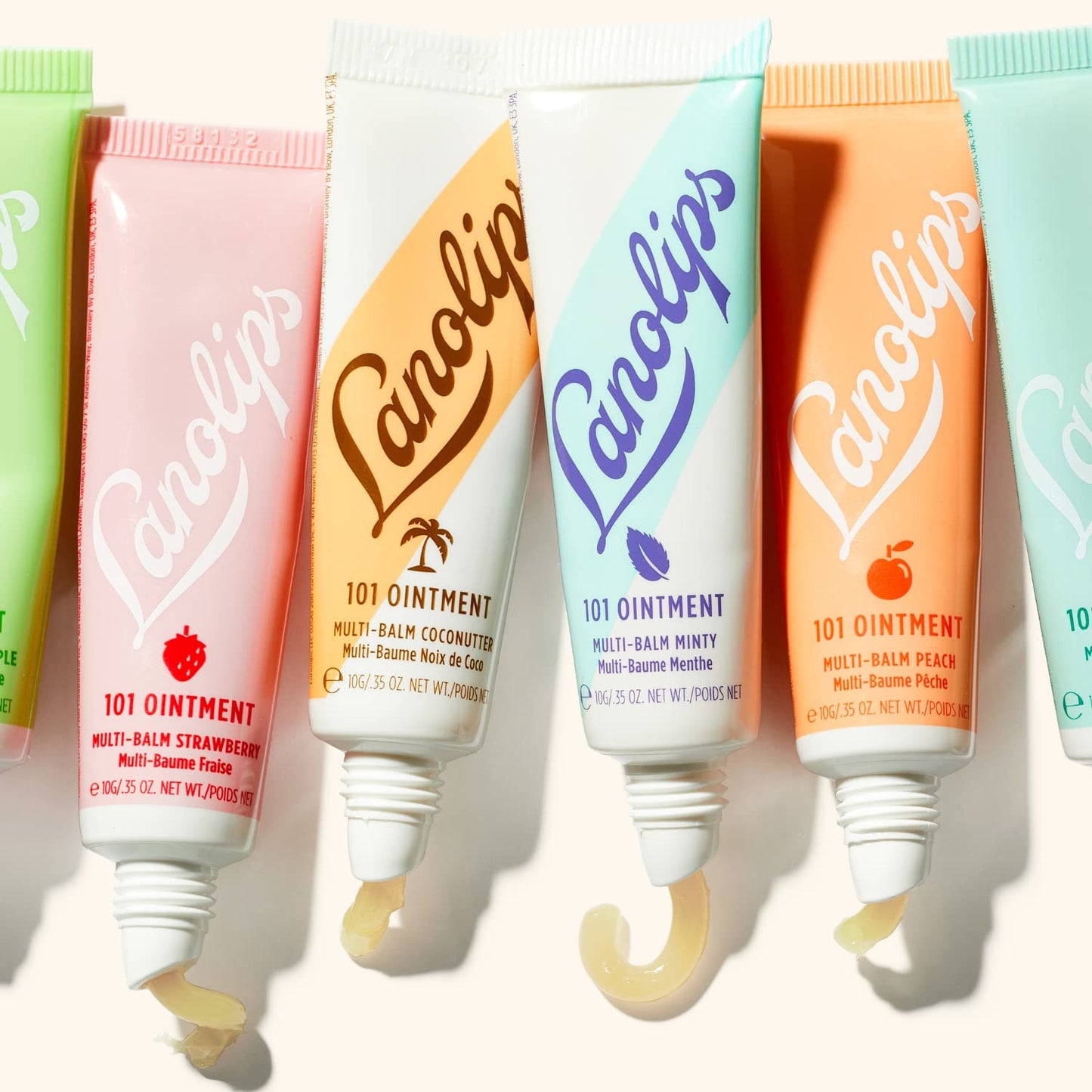 Lanolips 101 Ointment - Lanolin Lip Balm for Smooth, Hydrated & Healthy Lips - Multipurpose Lip Ointment with Lanolin Oil for Dry Lips, Cuticles & More - Coconutter (0.35 oz)