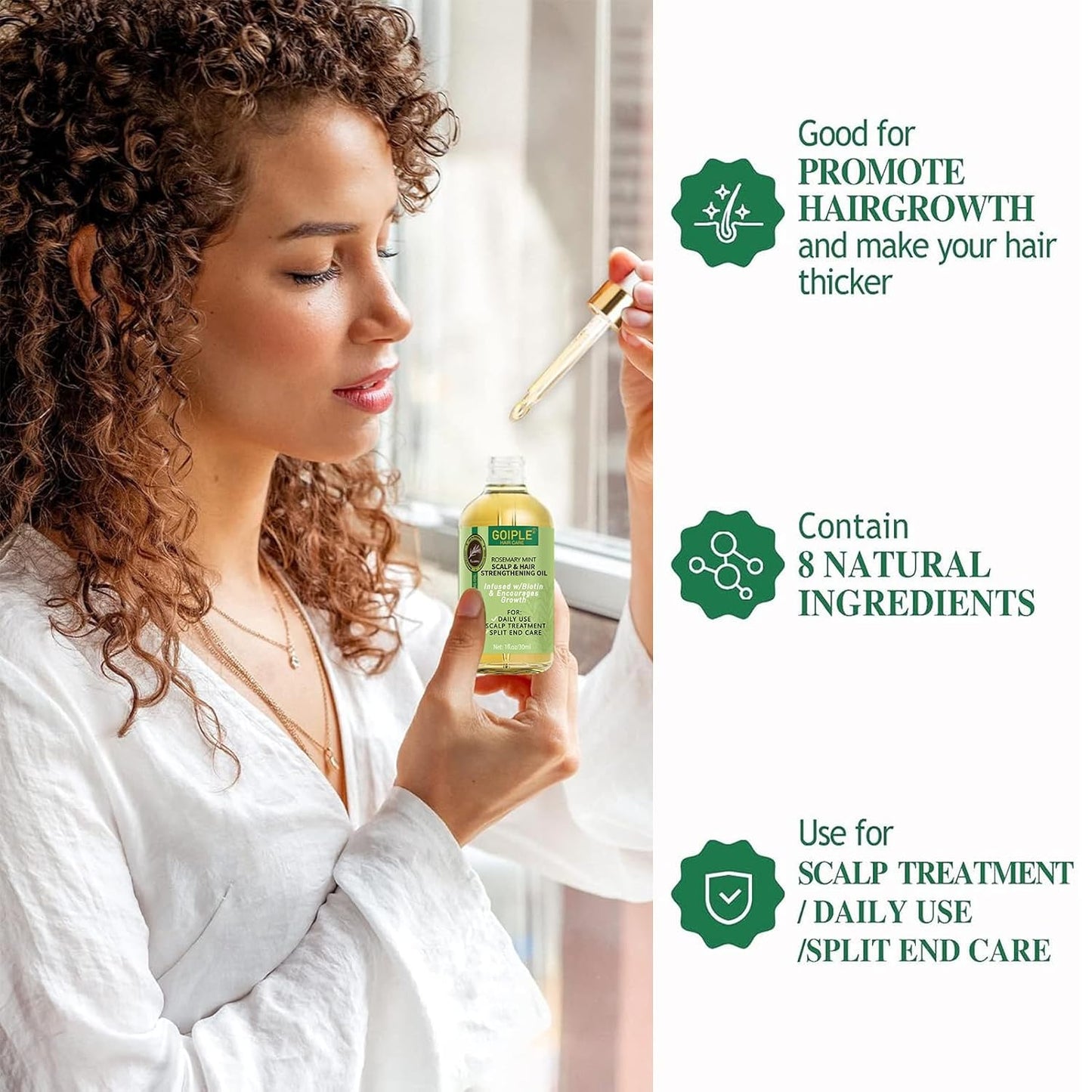 Edge Control Wax Strong Hold Non-greasy Hair Styling Gel - Edge Wax No Flaking Edge Control for Black Hair Edge Wax for Women Rosemary Hair Oil for Hair Growth Edge Brush Hair Braid Bonnet(7pcs)