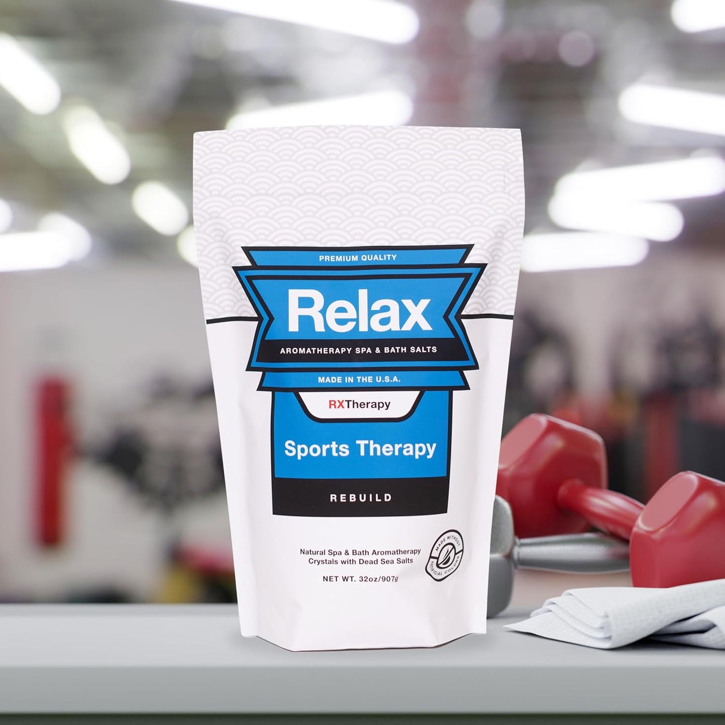 Relax Spa & Bath, Epsom & Dead Sea Salts, Aromatherapy Bath Salts for Hot Tub, Bath, or Spa, Infused with Magnesium, Sports Therapy