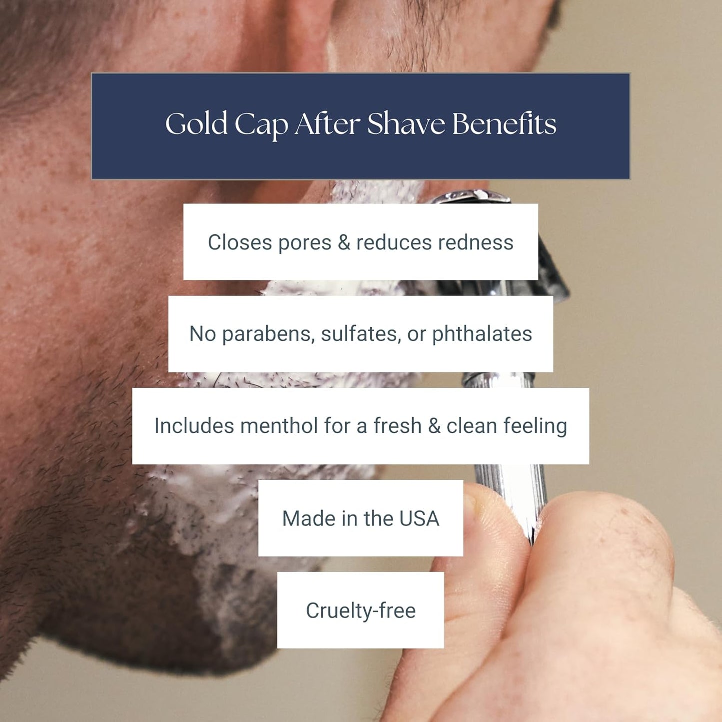 Caswell-Massey Woodgrain Sandalwood After Shave, Soothing Aftershave with Cedarwood, Clove & Musk, Made in USA, 3 Fl Oz